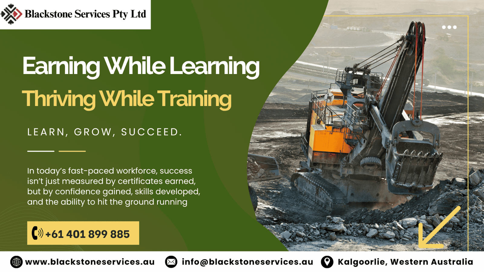 Earning While Learning, Thriving While Training